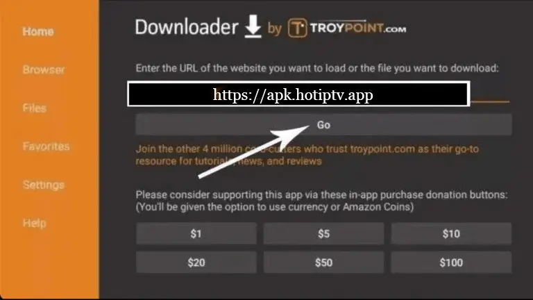 guida-installazione-iptv 10 Schermata di installazione di Hot IPTV su Fire TV Stick