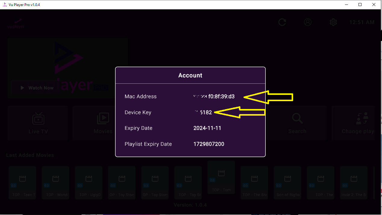 guida-installazione-iptv 9 Indirizzo MAC e chiave dispositivo su Vu Player Pro per Windows