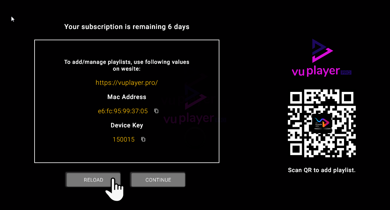 guida-installazione-iptv 8 Ricaricare la playlist nell'app Vu Player Pro